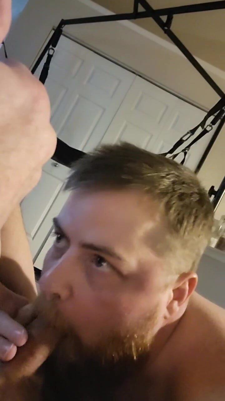"Daddy taught me well" says son as he slurps on cock