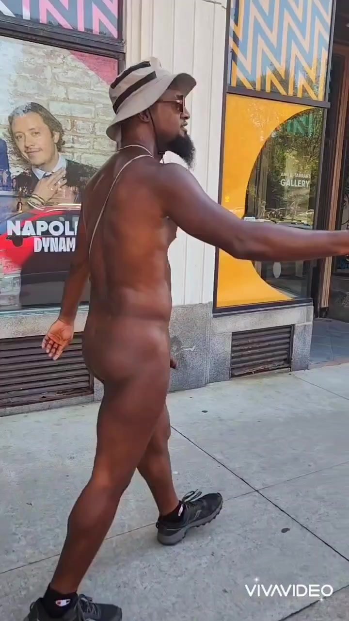 Butt ass naked in public