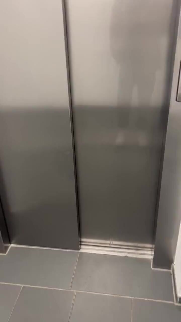 Handcuffed Naked in Elevator