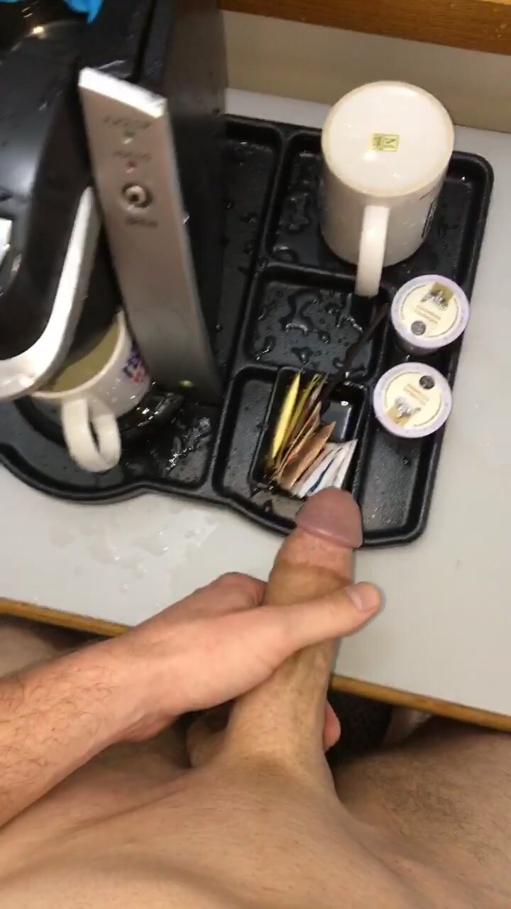 Pissing all over the coffee maker