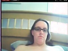 Cybersex with a chubby nerdy girl and talks dirty