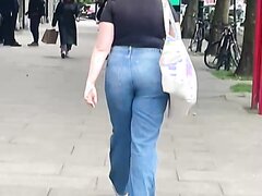 Bbw in tight jeans