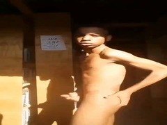 young bul in africa naked beating off outdoors