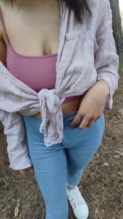 Cute Girl fucked in jungle