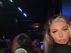 Boobs Out in the Club