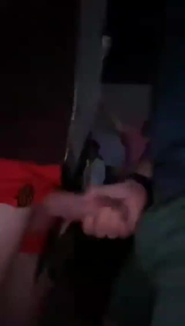 Swedish guy getting a handjob at the nightclub