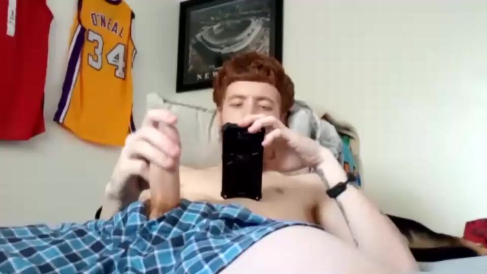 Ginger Stud Shows Off His Ass