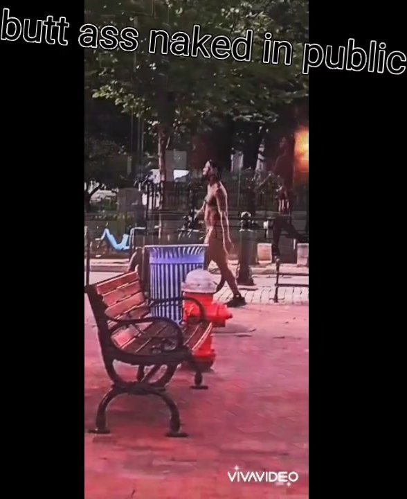 Naked dude in a loop