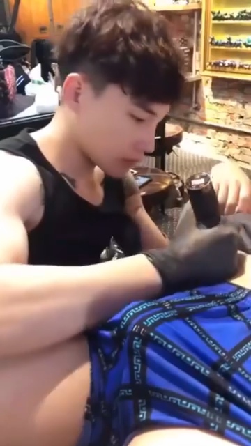 touching the customer\