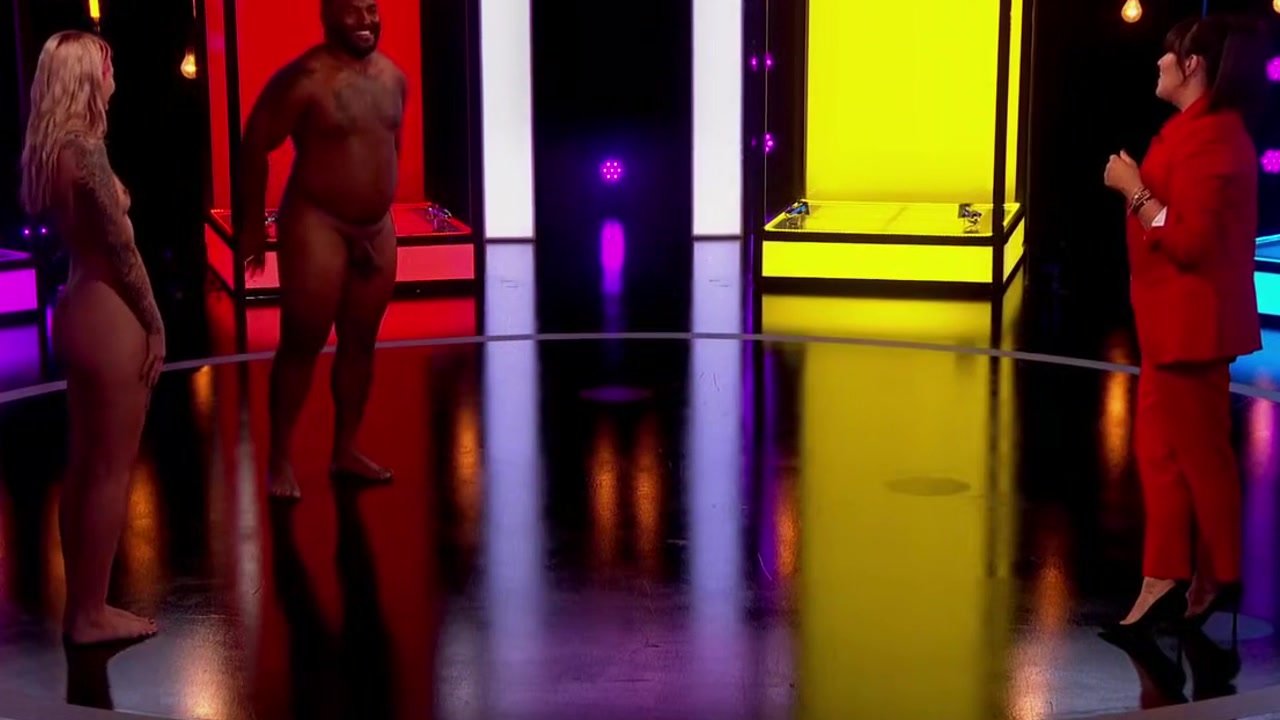 Thick rugby player naked full frontal on TV