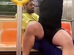 Riding Homeless Dick On The Train