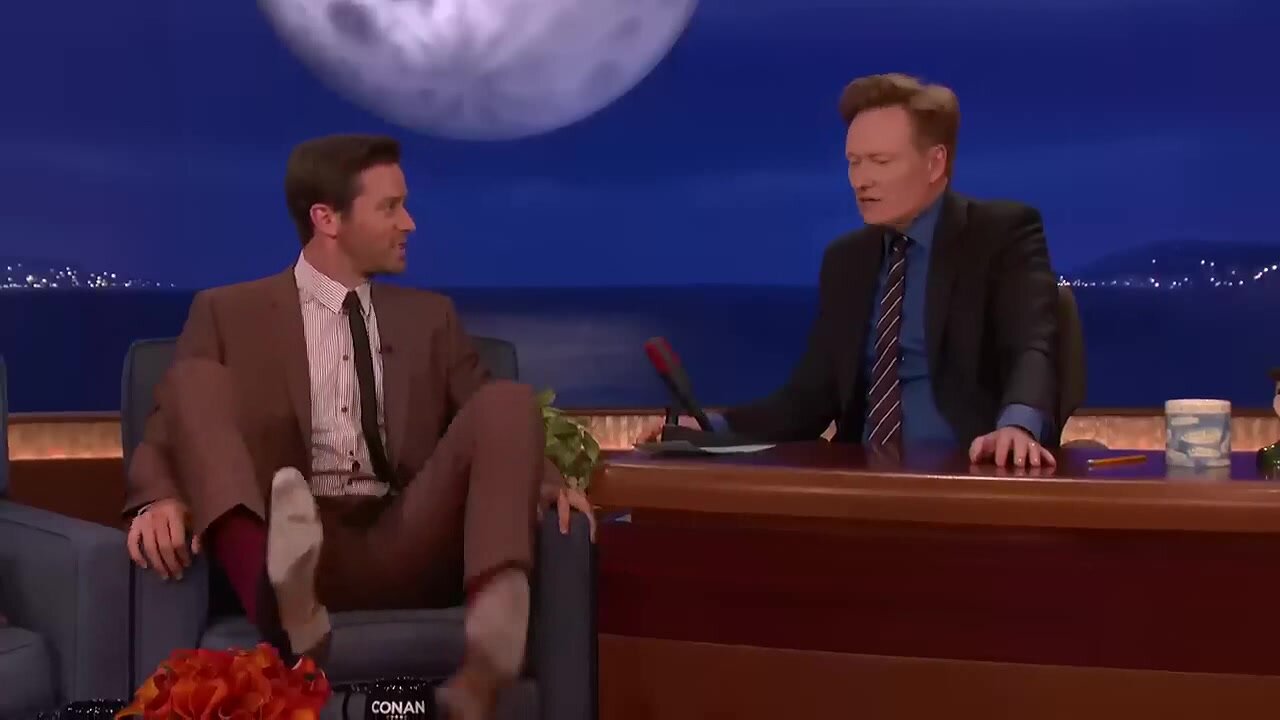 Armie Hammer Showing Off his Size 15 Dress Shoes