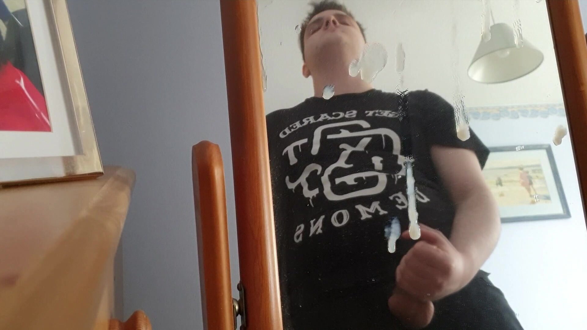 Josh huge cumshot slowmo
