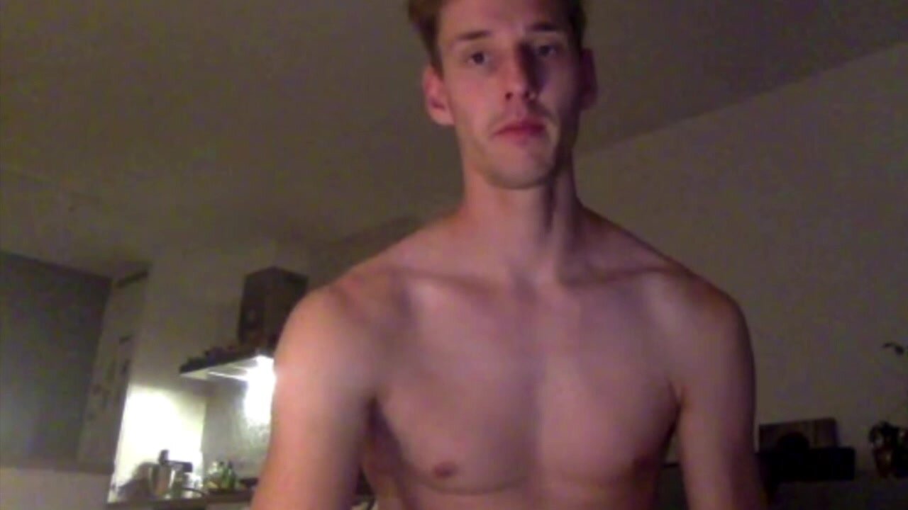 horny guy loves to show off