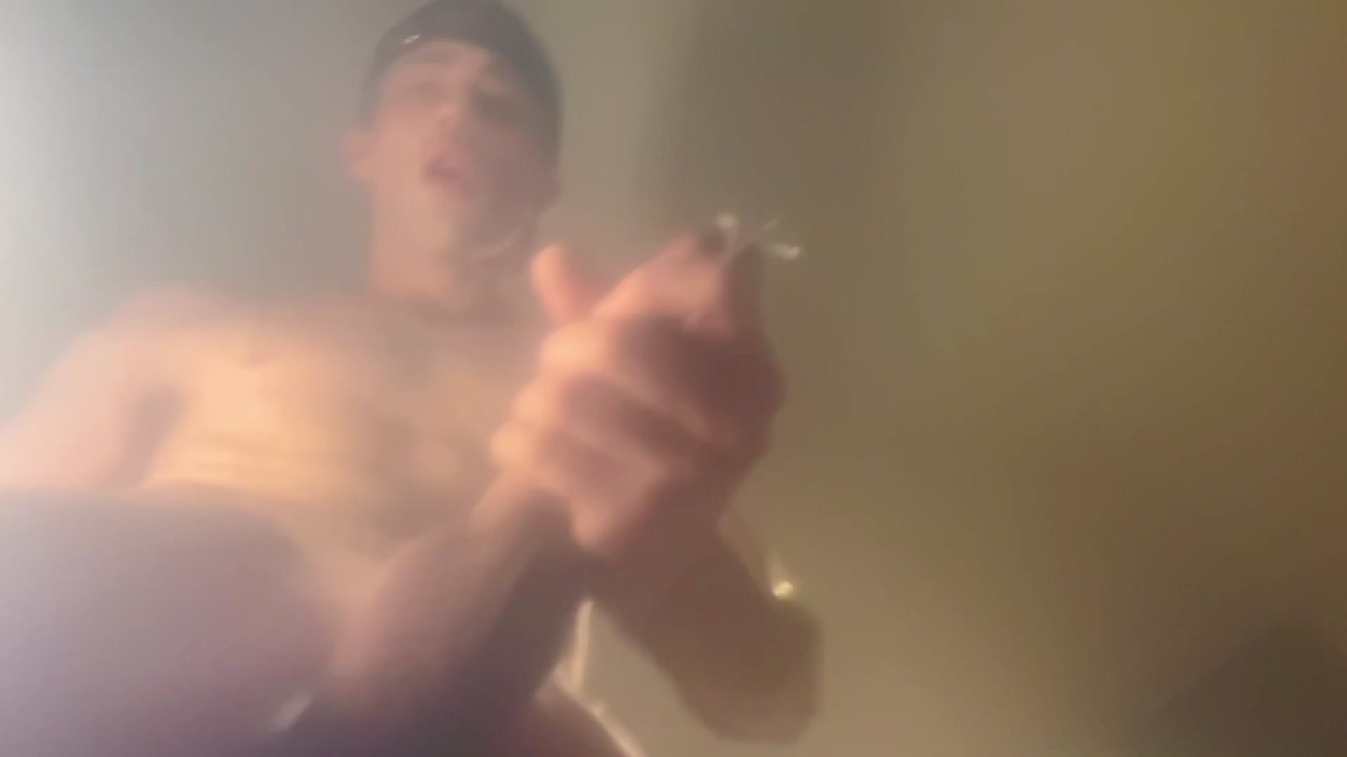 POV Guy cums on cam