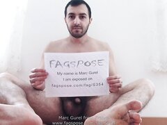 Marc Gurel from France exposed by Fagspose