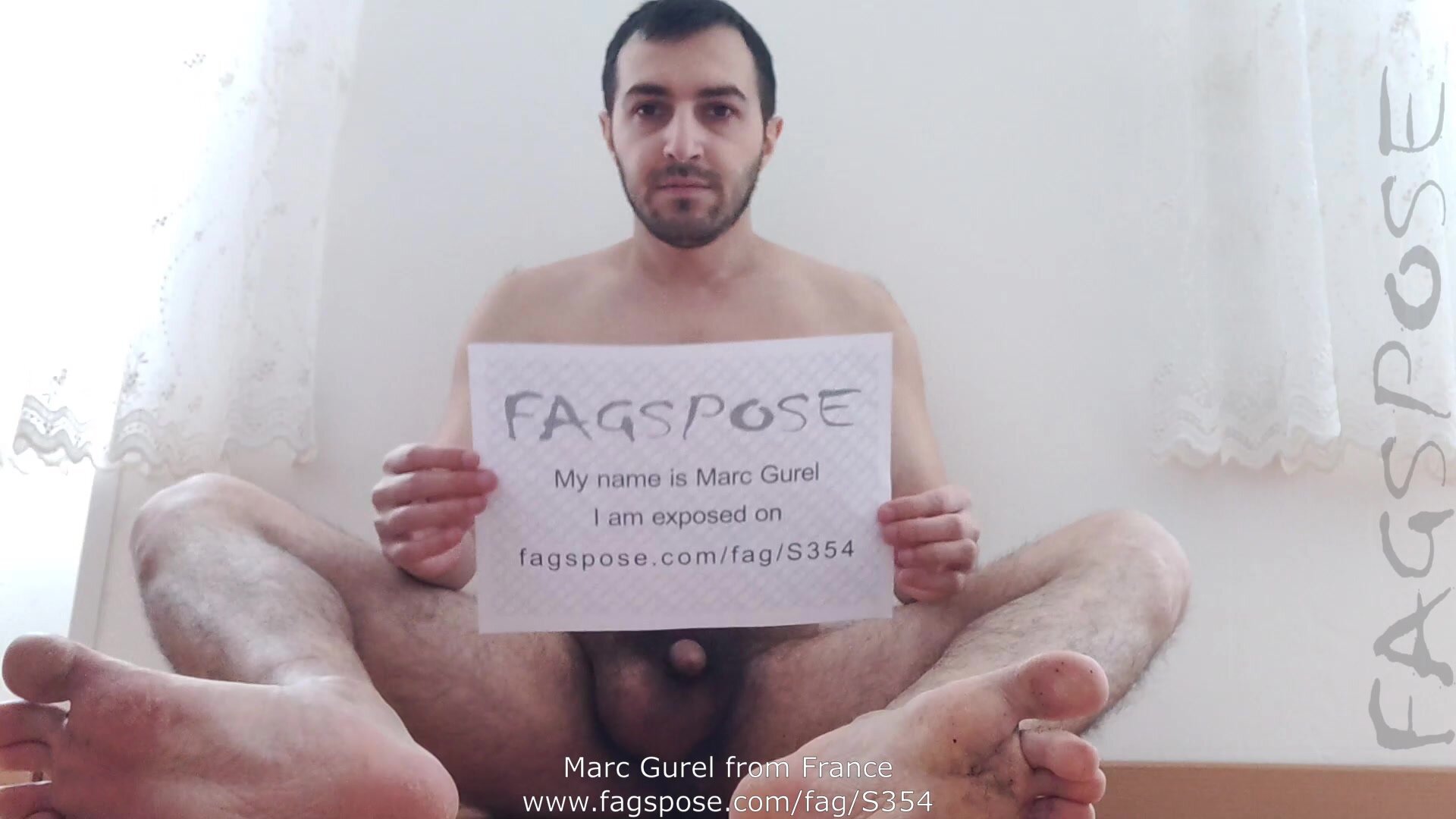Marc Gurel from France exposed by Fagspose