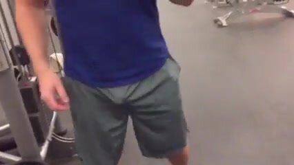 Gym daddy shower jerk