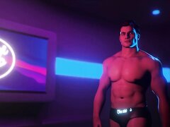 muscle hunks sex club