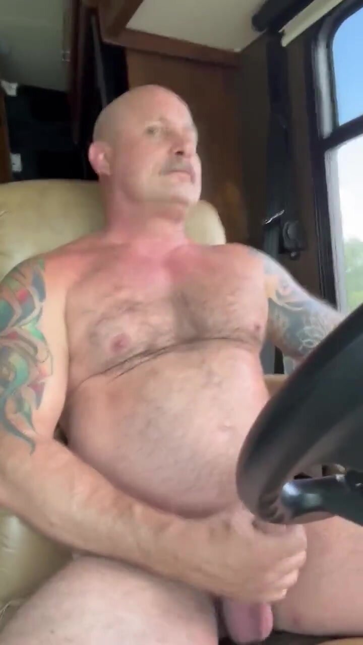 Trucker Showing Off On The Road