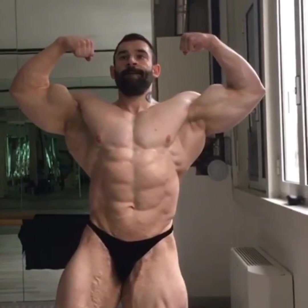 Strong bearded muscles