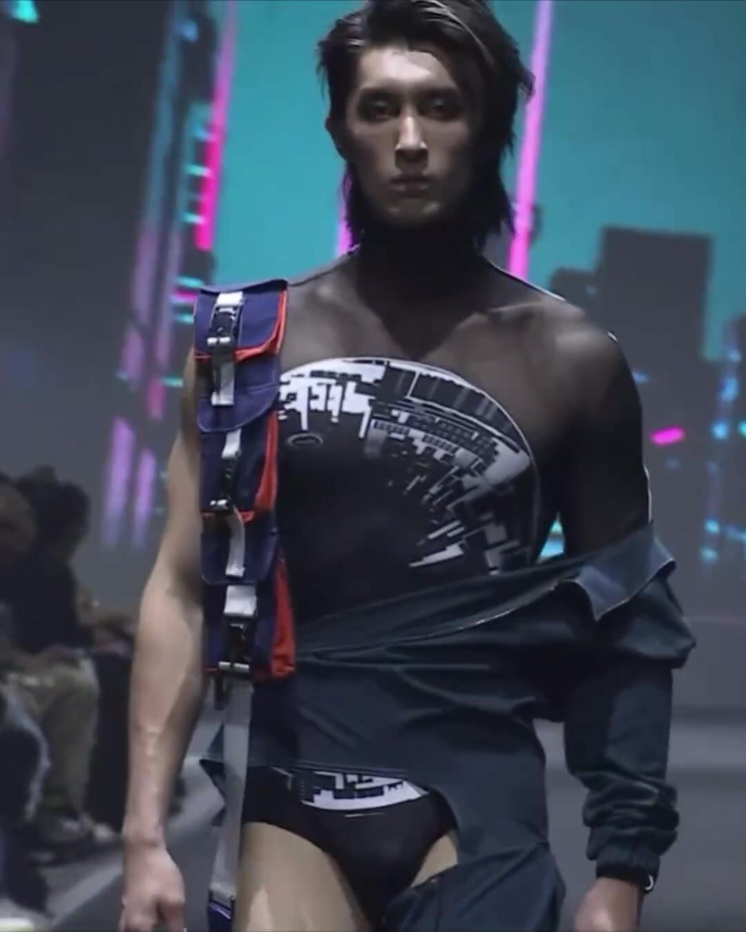sexy hk man underwear model show