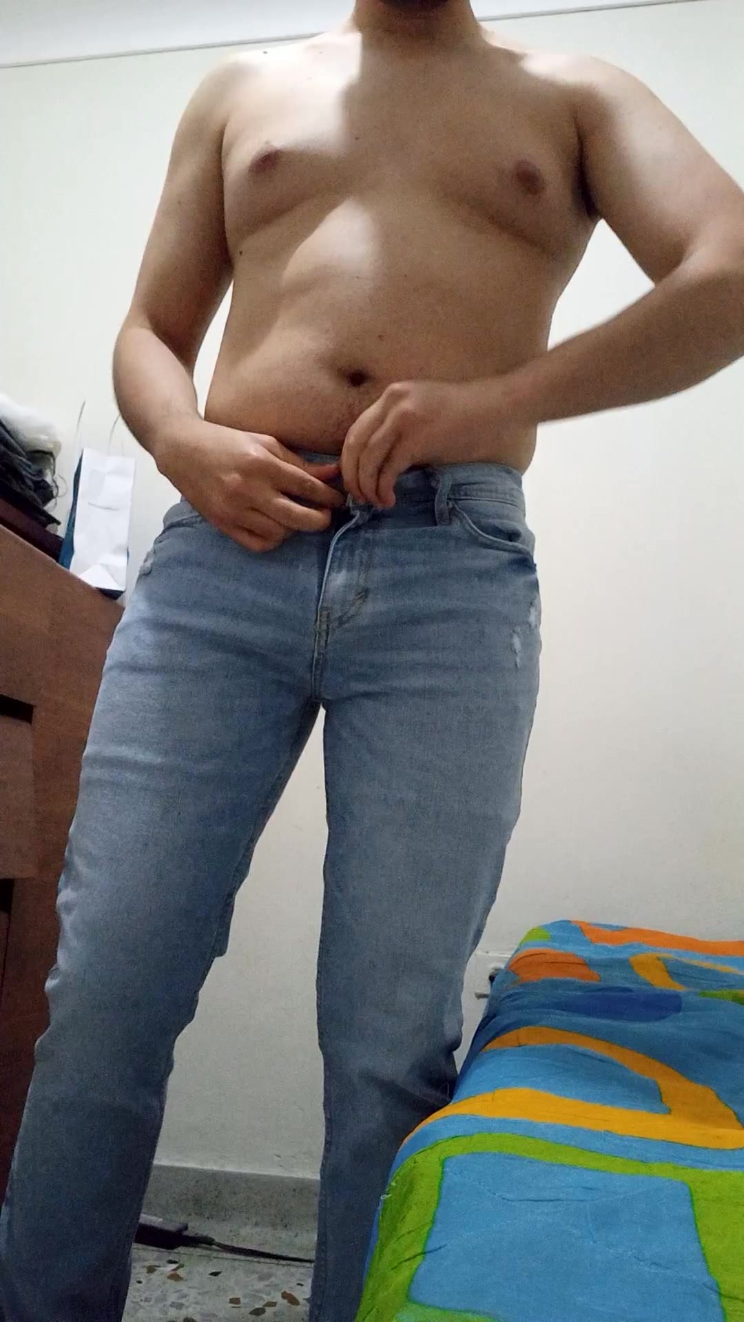 Taking off all clothes