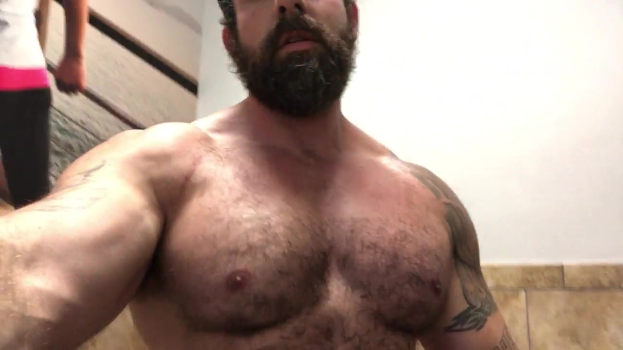 Hairy Muscle God Shows Off Sweaty Pubes and Pits