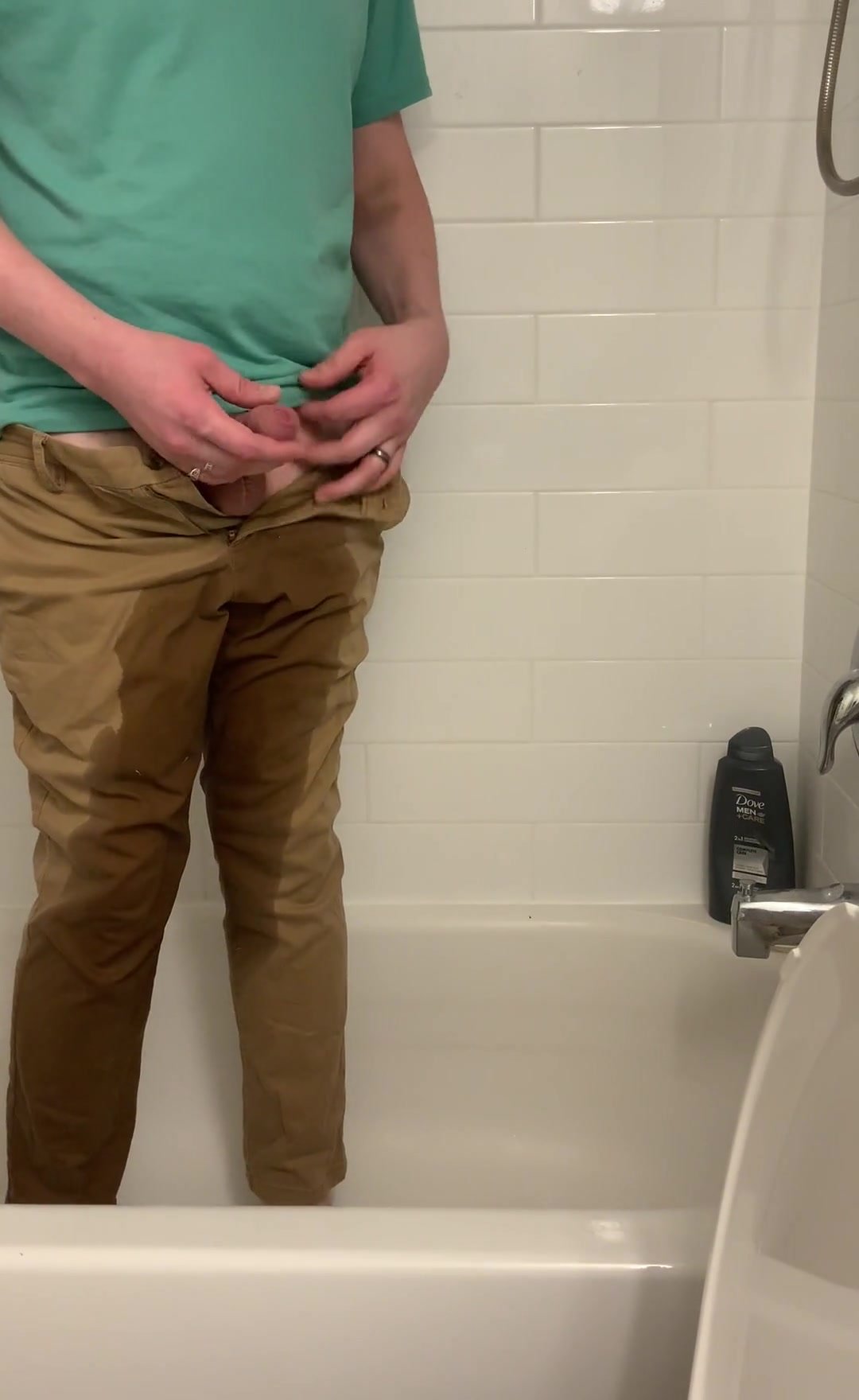 Boys cock: Cumming after peeing my pants - ThisVid.com