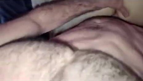 Hairy stud with momster cock drills bare and cums