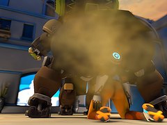 orisa gives tracer a lesson