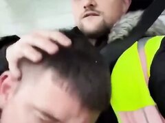 UK straight lad sucked by his friend