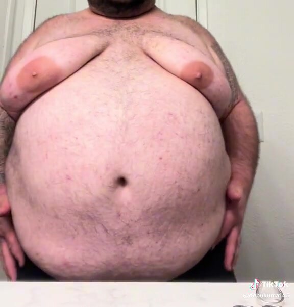 HUGE BELLY AND MOOBS - video 2