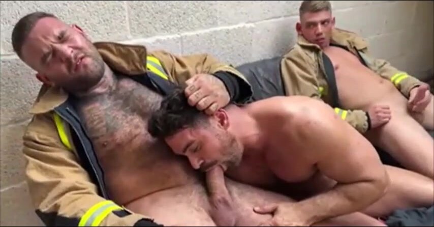 Sucking off two firemen