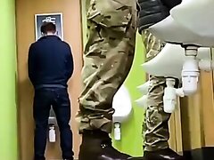 Military big cock spy piss