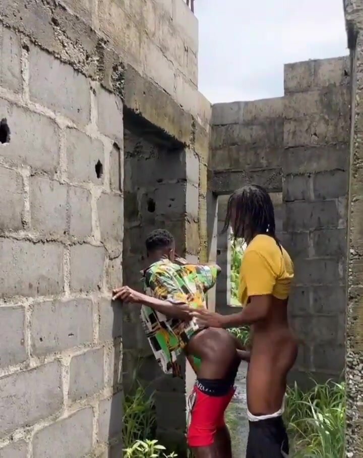 African Men Fucking In Abandoned Building