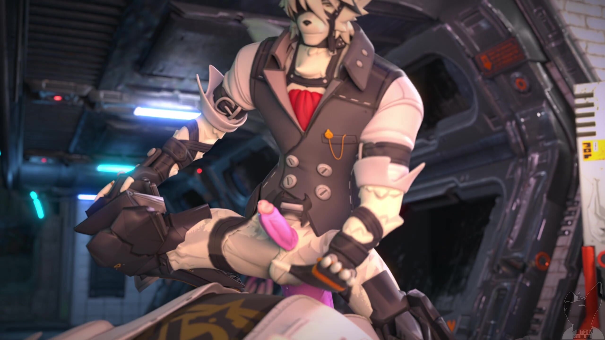 wolf sitting