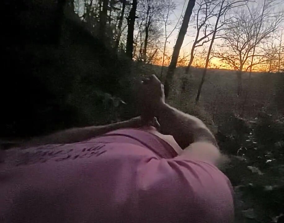 Jerking off in nature - video 2