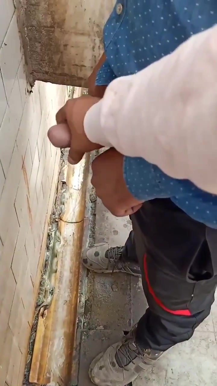 Desi in public toilet