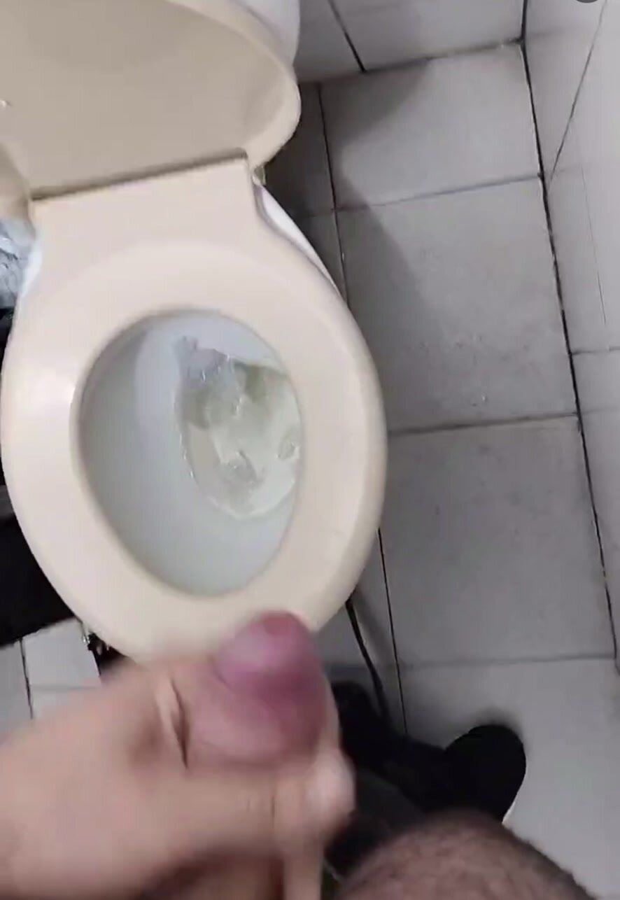 Cumming in Public Toilet - video 2