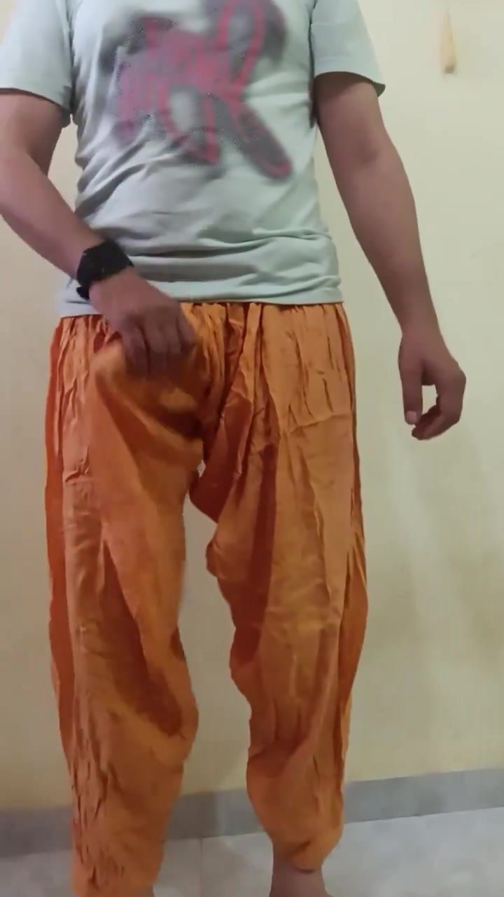 Orange shalwar bonner
