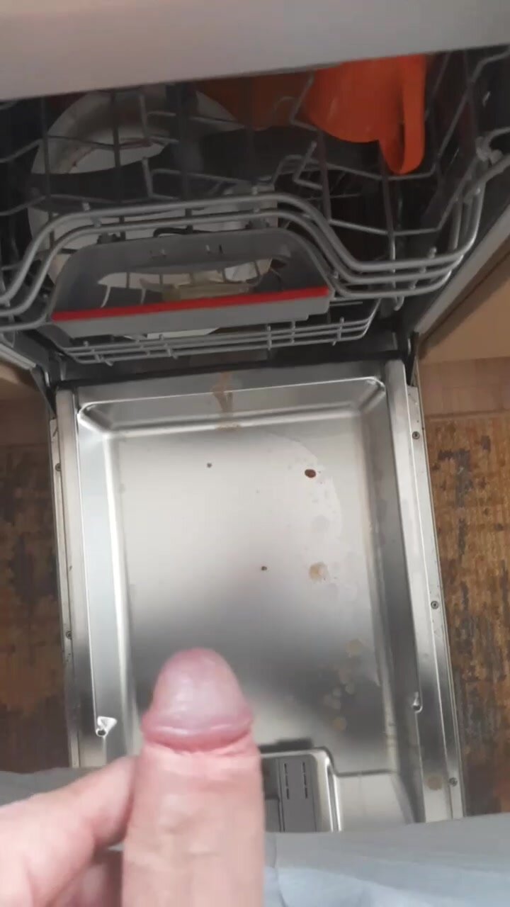 Pissing in Dishwasher