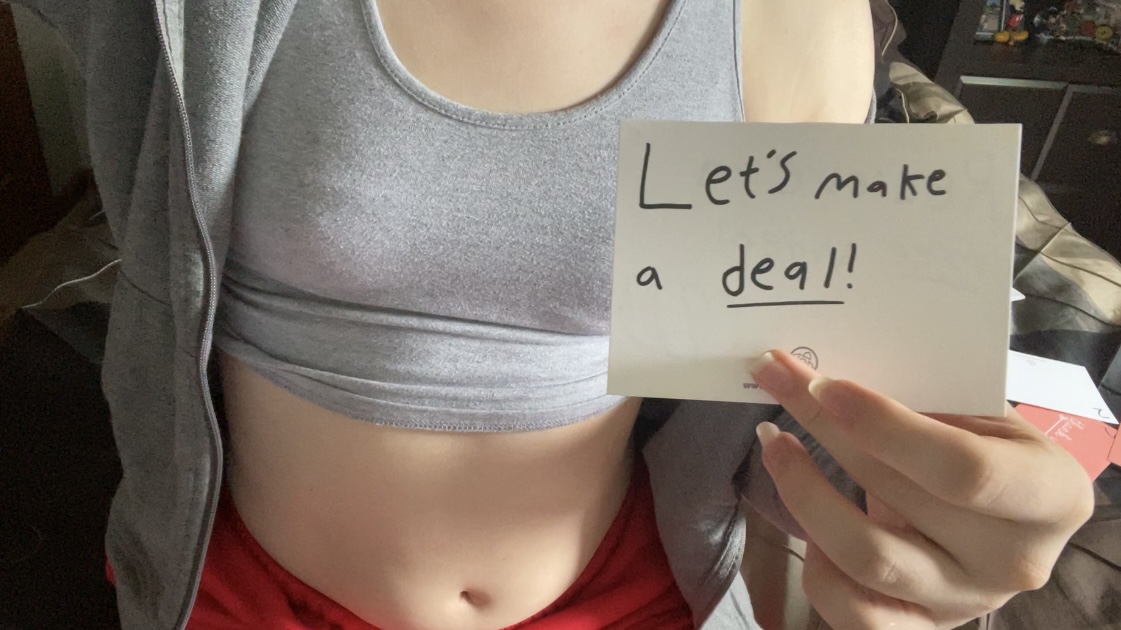 let’s make a deal (: