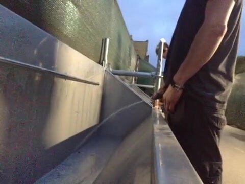 Hot Guys at Festival Trough Urinal - Part 1 of 2
