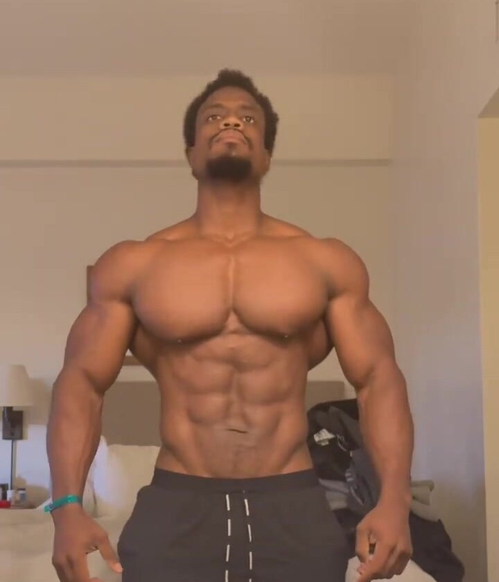 Black Colombian Great Muscles