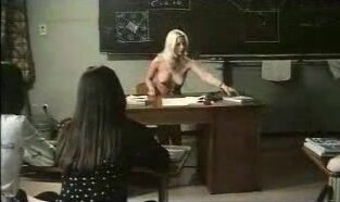 Teacher nude in class