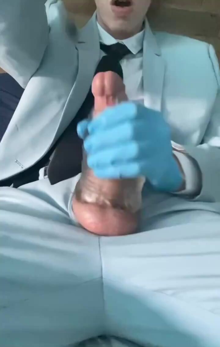 A doctor’s solo handjob session