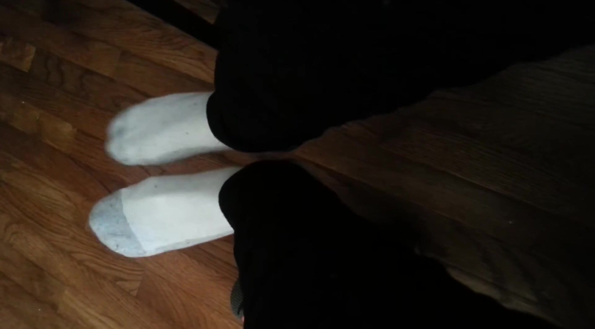 sock on the feet