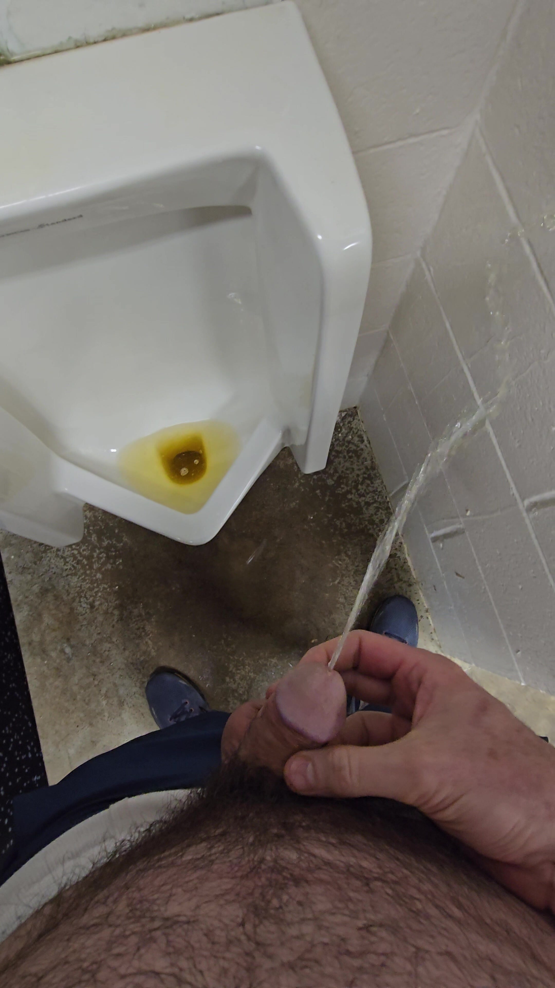 Piss Trash Campground Toilet in Tighty Whities 7