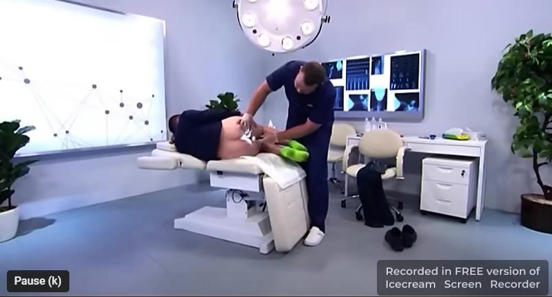 Russian man gets rectal exams
